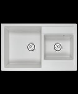 Kitchen sink MODENA 80 NL 1,5B WHITE MODENA 80 NL 1,5B WHITE- photo 1