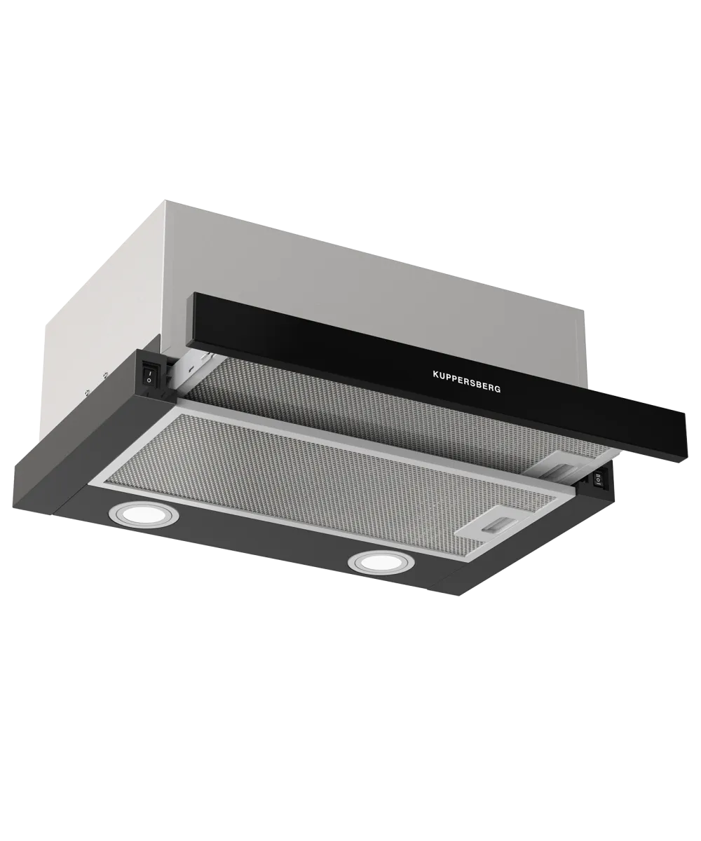 Телескопическая вытяжка встраиваемая SLIMHIT 50 BG