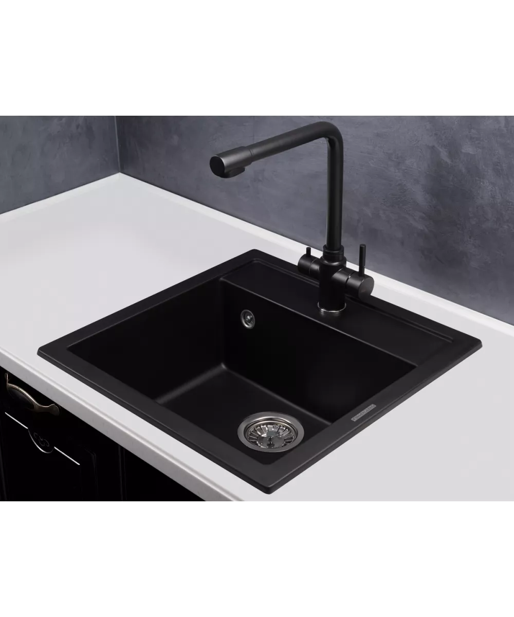 Mixer tap Geo KG2385CR BLACK METAL.