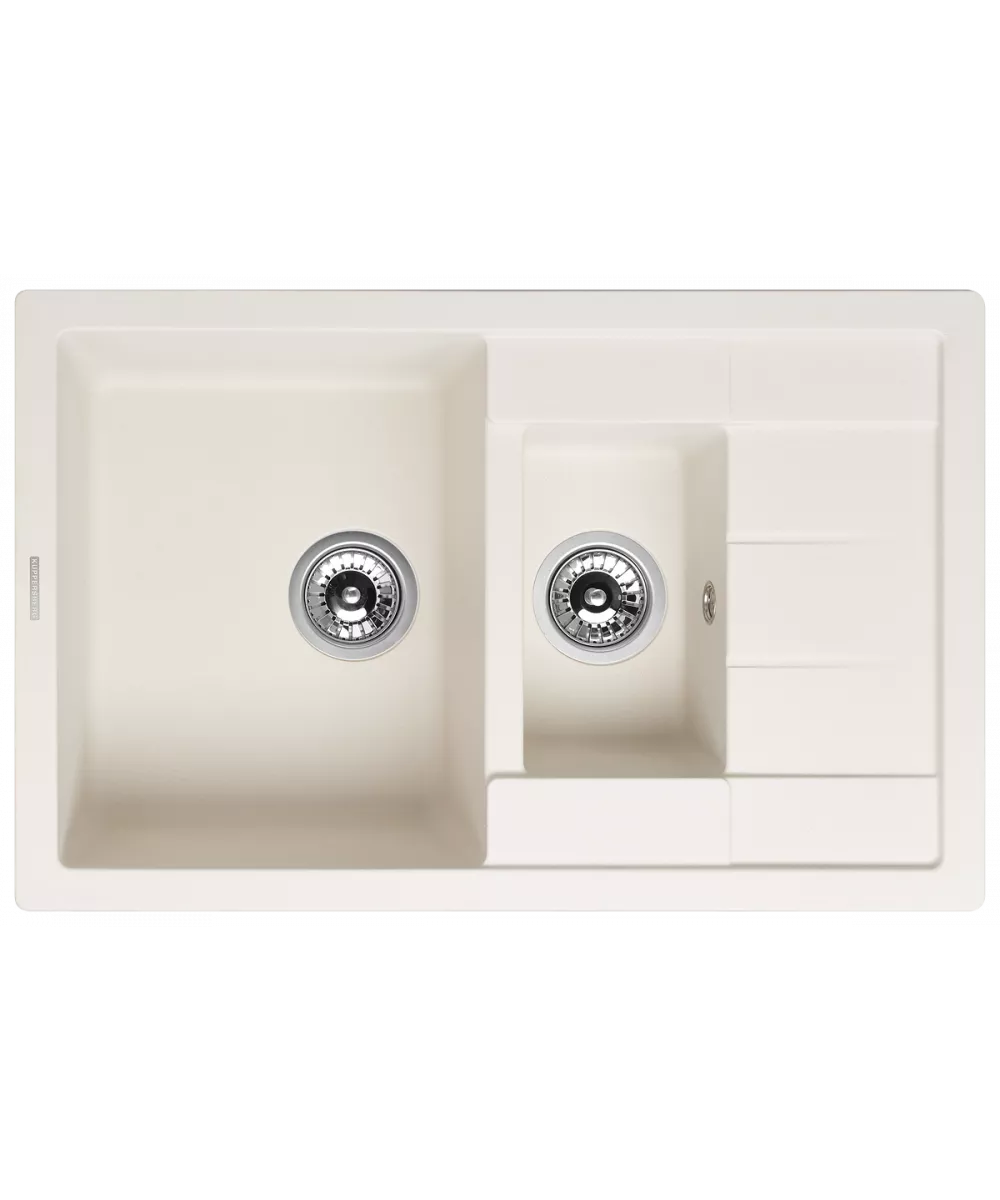 Kitchen sink MODENA 1,5B1D WHITE