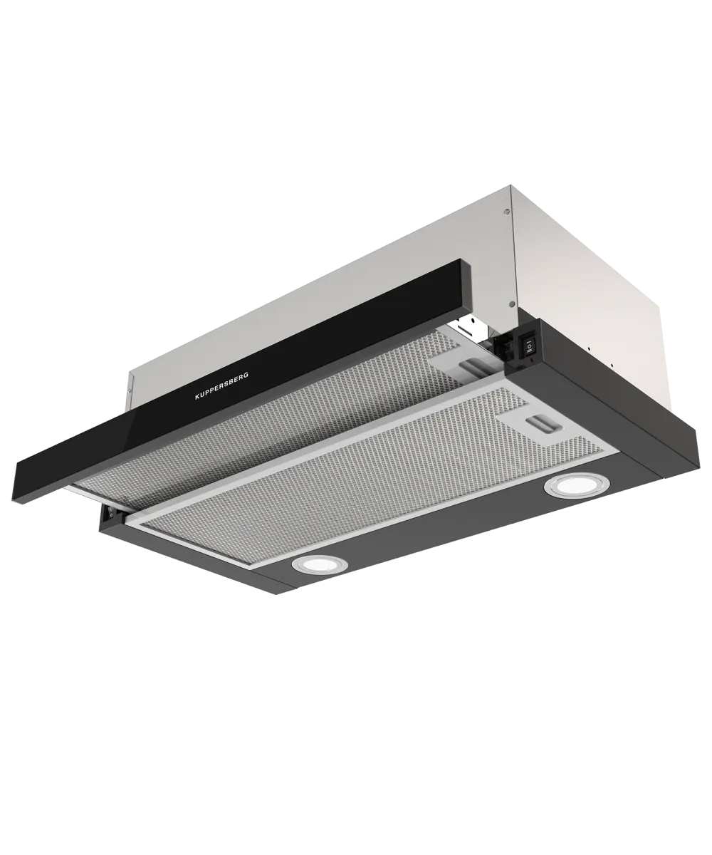 Телескопическая вытяжка встраиваемая SLIMHIT 60 BG