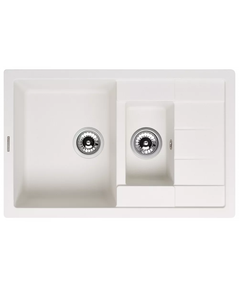 Kitchen sink MODENA 1,5B1D WHITE ALABASTER